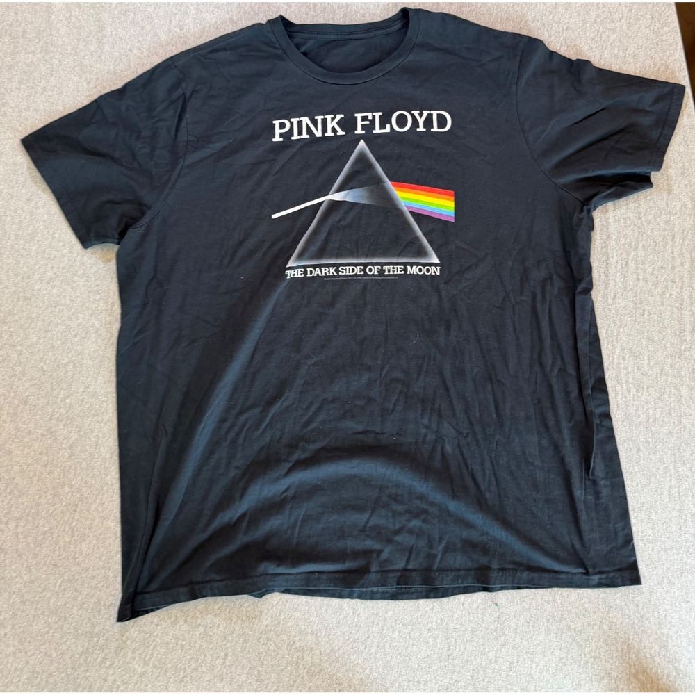 Pink Floyd Dark Side of the Moon Graphic T-Shirt Black 3XLT Big & Tall Cotton